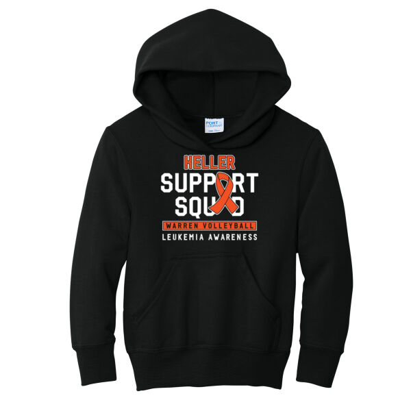 Heller Support Squad 2026 - Youth Core Fleece Pullover Hooded Sweatshirt Thumbnail