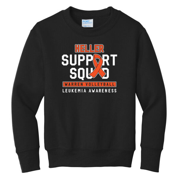 Heller Support Squad 2026 - Youth Core Fleece Crewneck Sweatshirt Thumbnail